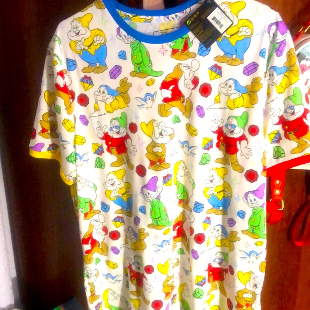 Snow White seven dwarfs T shirt.